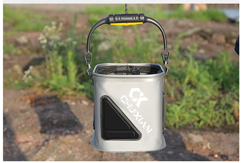 Fishing bucket with rope eva thickened