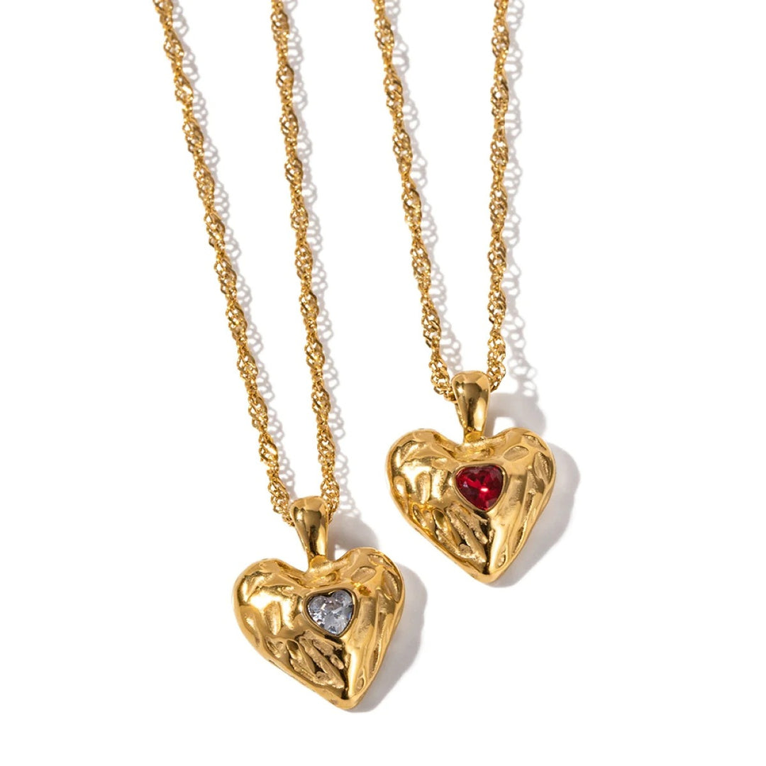 Alloy Heart-shaped Necklace