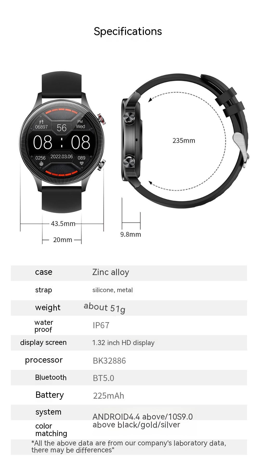 Heart Rate Monitor Smart Watch