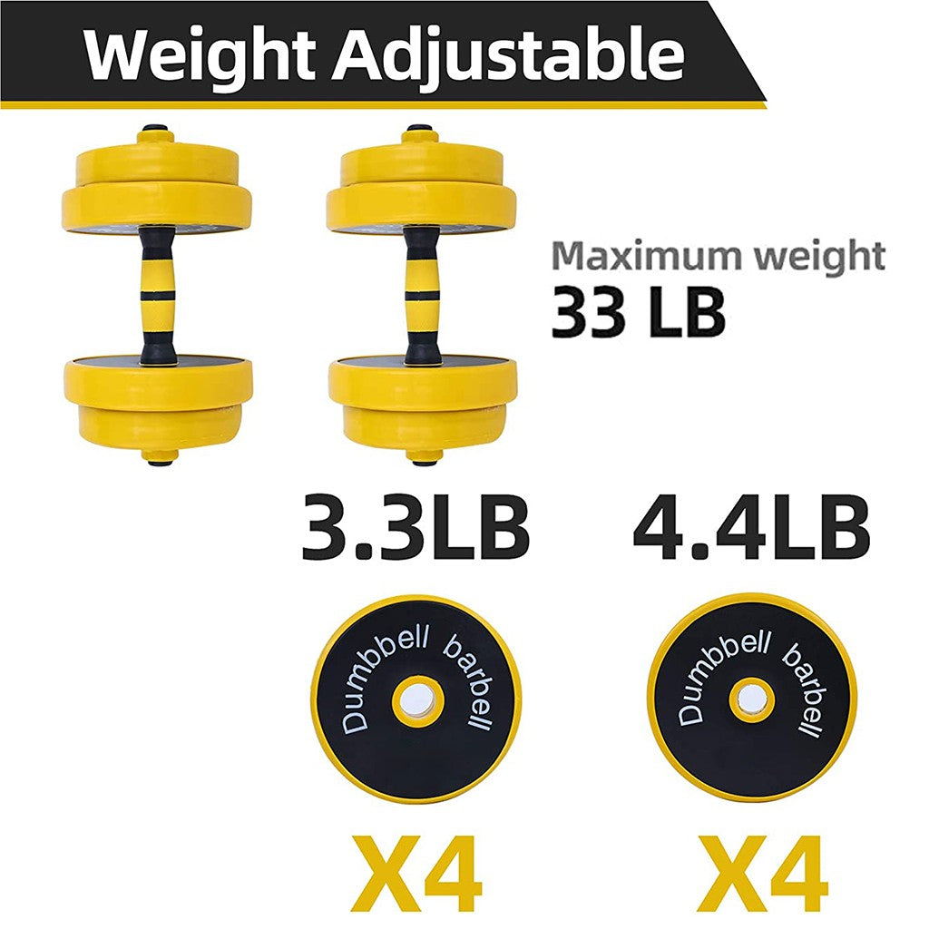 Adjustable Dumbbell Barbell Weight Pair