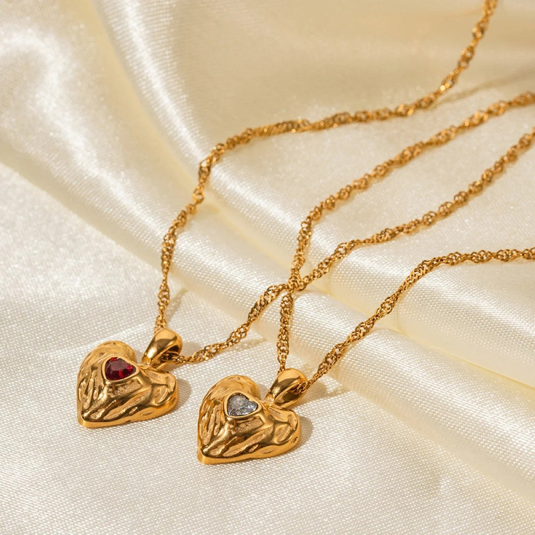 Alloy Heart-shaped Necklace