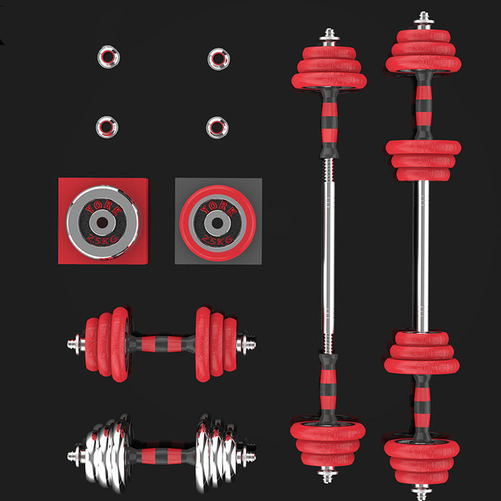 Black Lacquered Red Dumbbells